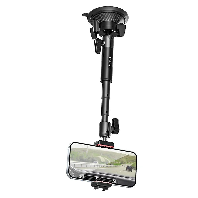 Ulanzi ZJ01 Magnetic Suction Cup Mount for GoPro, Smartphone & Action Camera - Secure Hands-Free Mounting for Car, Motorcycle & Vlogging (Model T086)
