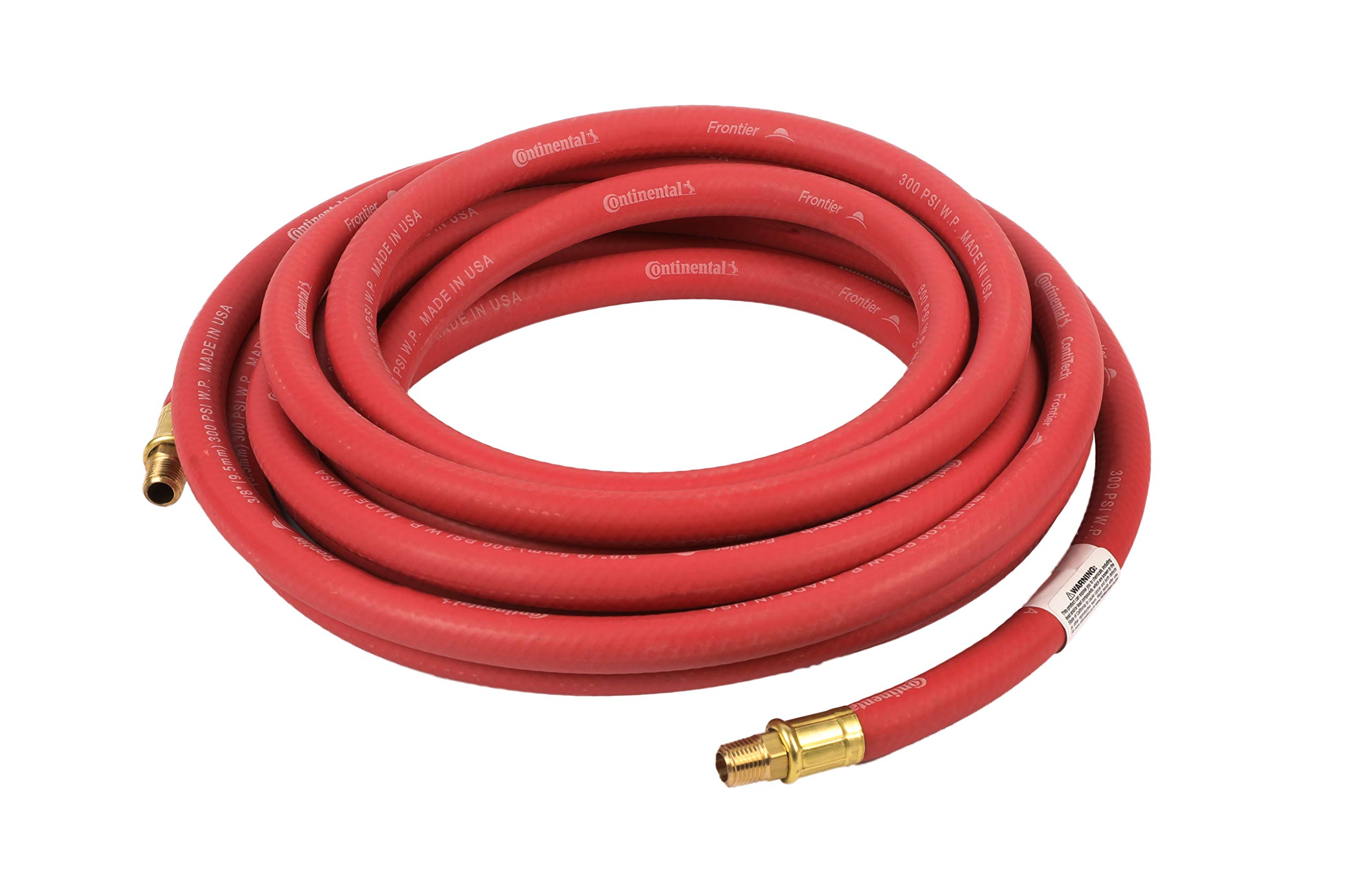 Continental Frontier Red EPDM Rubber Multipurpose Hose Assembly - 1/2