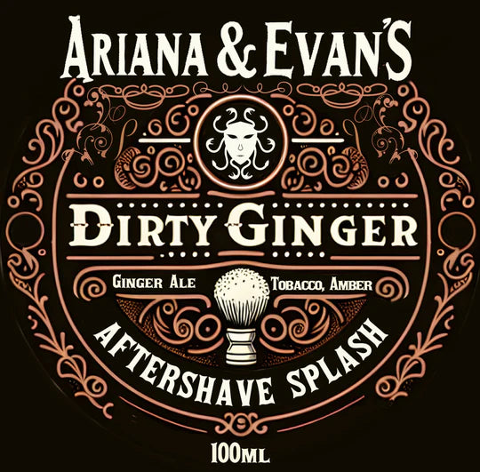 Ariana & Evans Dirty Ginger Aftershave Splash for Men - Refreshing Post-Shave Care with Natural Ingredients - Perfect for Daily Grooming & Sensitive Skin