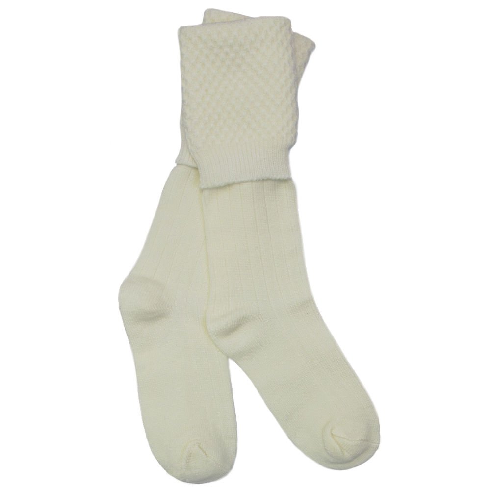 Men's Value Marching Piper Bobble Kilt Hose Socks - Traditional Scottish Highland Dress Socks for Bagpipe Players & Celtic Events