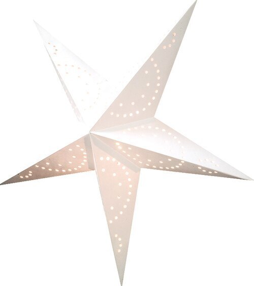 3-Pack Peace 26 Illuminated Paper Star Lanterns - Hanging Decorations for Bedroom, Party & Outdoor - Warm White LED Fairy Lights for Christmas, Wedding & Home Decor