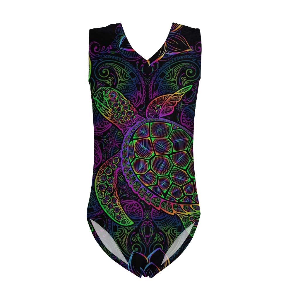 JEOCODY Girls Gymnastics Leotard - Stretchy One-Piece Dance Leotards for Kids 3-14 Years - Perfect for Ballet, Gymnastics & Dance Classes