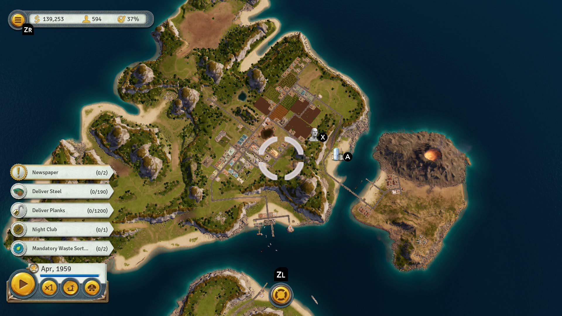 Tropico 6 - Nintendo Switch Game | Political Simulation & Strategy Building Game for Adults | Play Anytime on Your Switch Console at Home or Travel