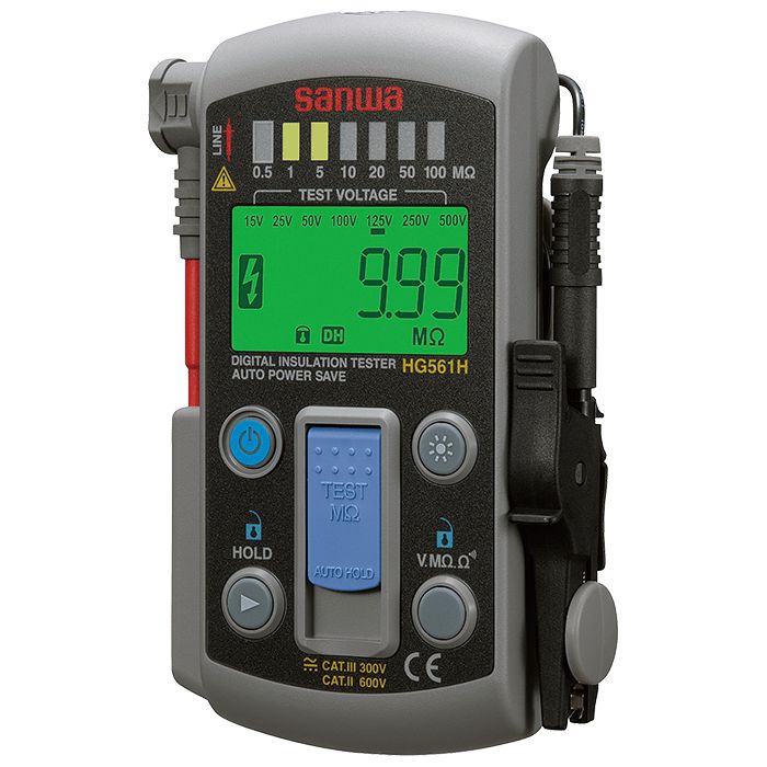 HG561H Smart Style 7 Range Insulation Resistance Tester - Digital Megohmmeter for Electrical Safety Testing | Perfect for HVAC, Industrial Equipment & Home Electrical Maintenance