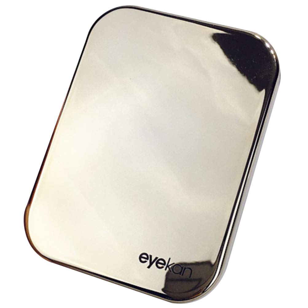 Hemoton Mirror Contact Lens Case - Travel Storage Box for Contacts (Gold) - Perfect for Travel & Daily Use