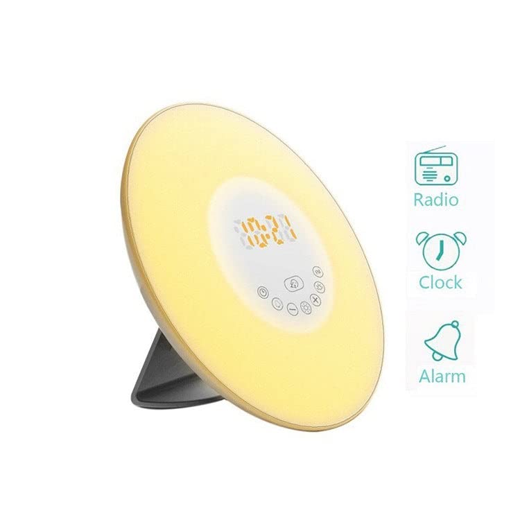 LloydsPharmacy SAD Light Therapy Lamp - Best for Seasonal Affective Disorder Treatment & Wake-Up Light with Alarm Radio | Improve Mood & Energy for Home, Office, or Bedroom Use