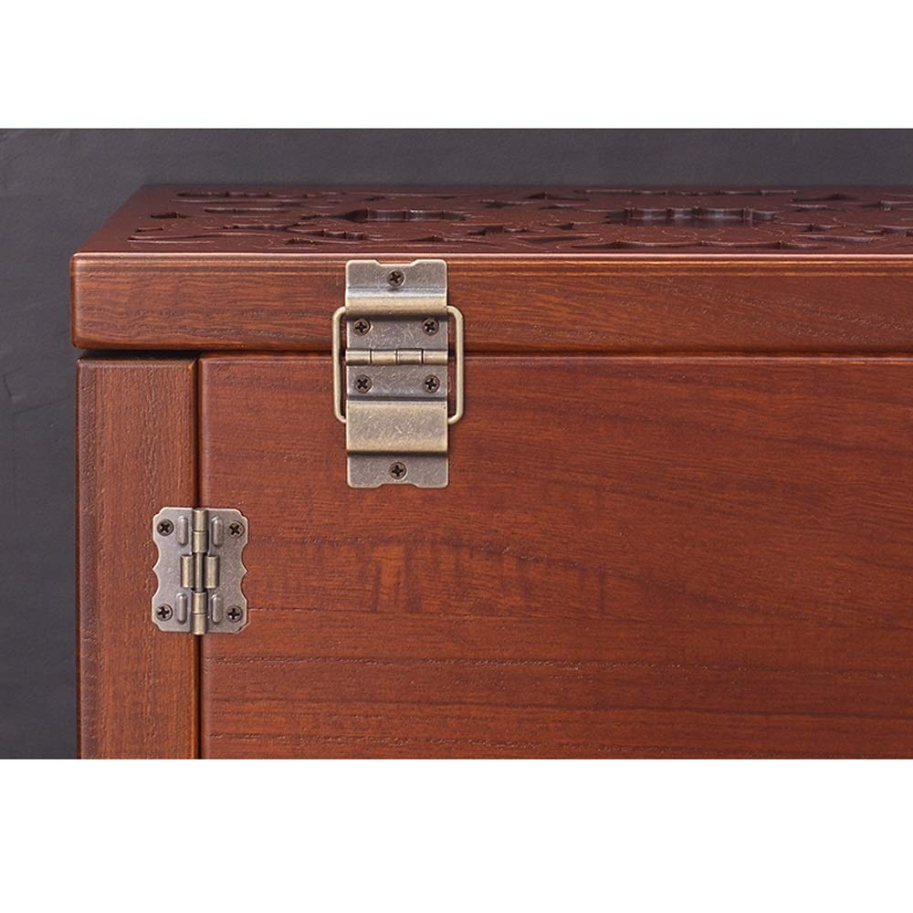 Real Natural Hardwood Jewelry Box Organizer - Large Capacity Wooden Storage Case with Dustproof Design for Necklaces, Rings & Earrings | Perfect for Bedroom Vanity, Travel & Gift Giving