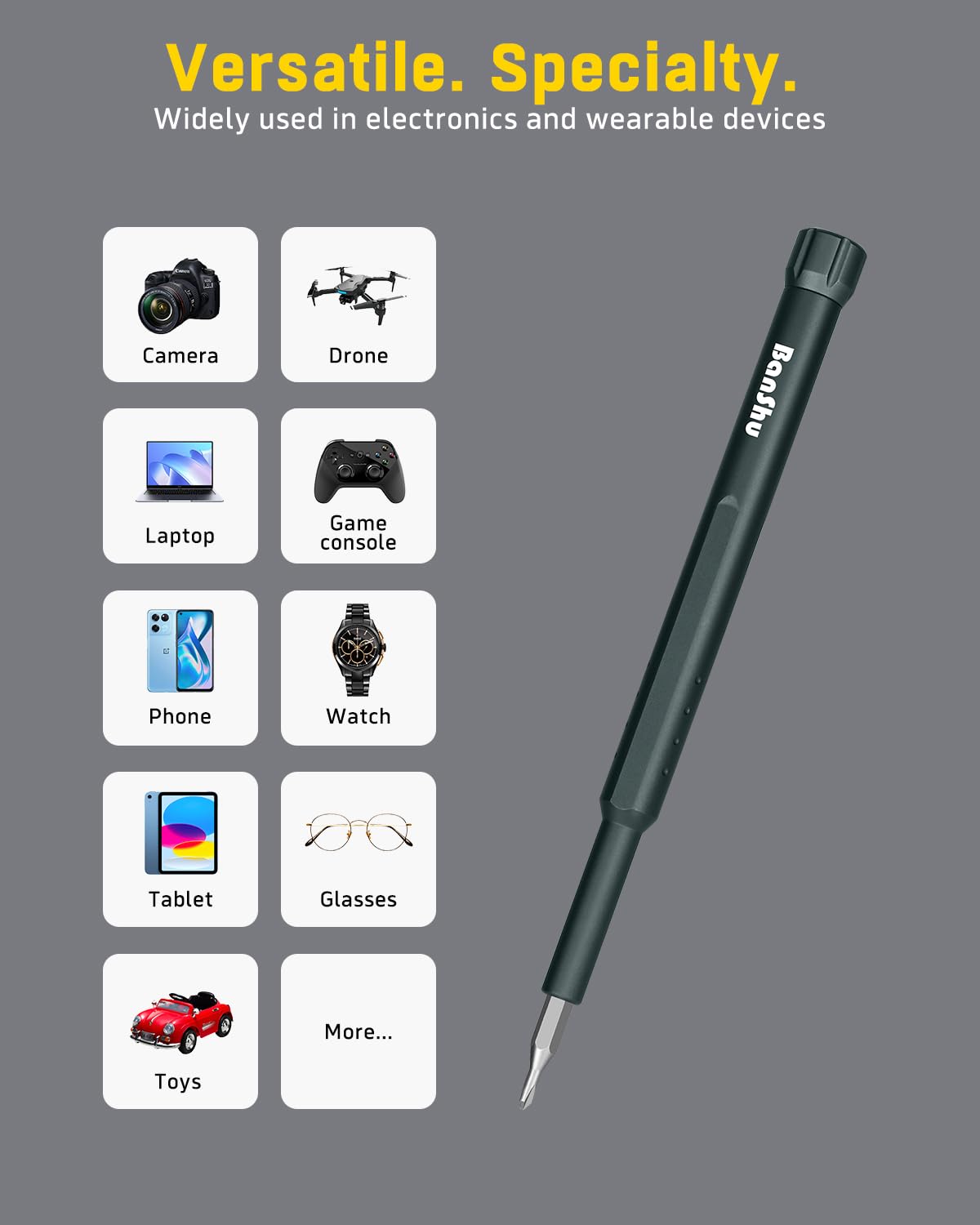Premium 46-in-1 Mini Screwdriver Set for Electronics Repair - iPhone, Laptop, Watch, PC, PS5