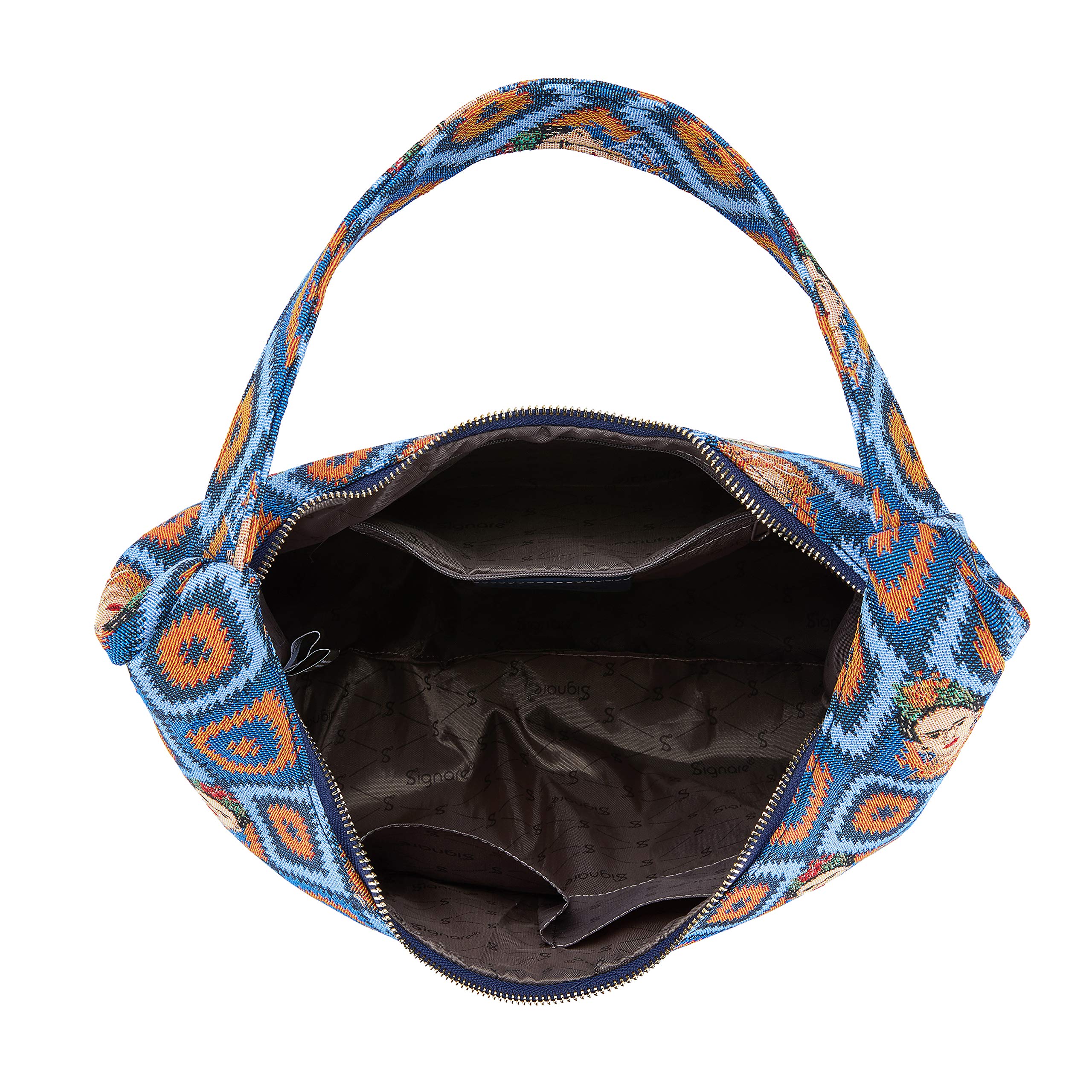 Signare Women's Tapestry Hobo Shoulder Bag - Slouchy Bohemian Purse for Everyday Use, Travel & Casual Outings