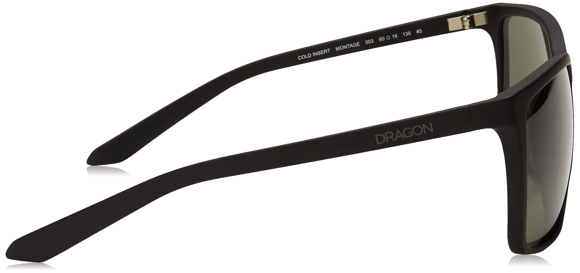 Dragon Alliance Men's Rune XL Rectangular Sunglasses - UV Protection Polarized Lens for Driving, Fishing & Outdoor Activities