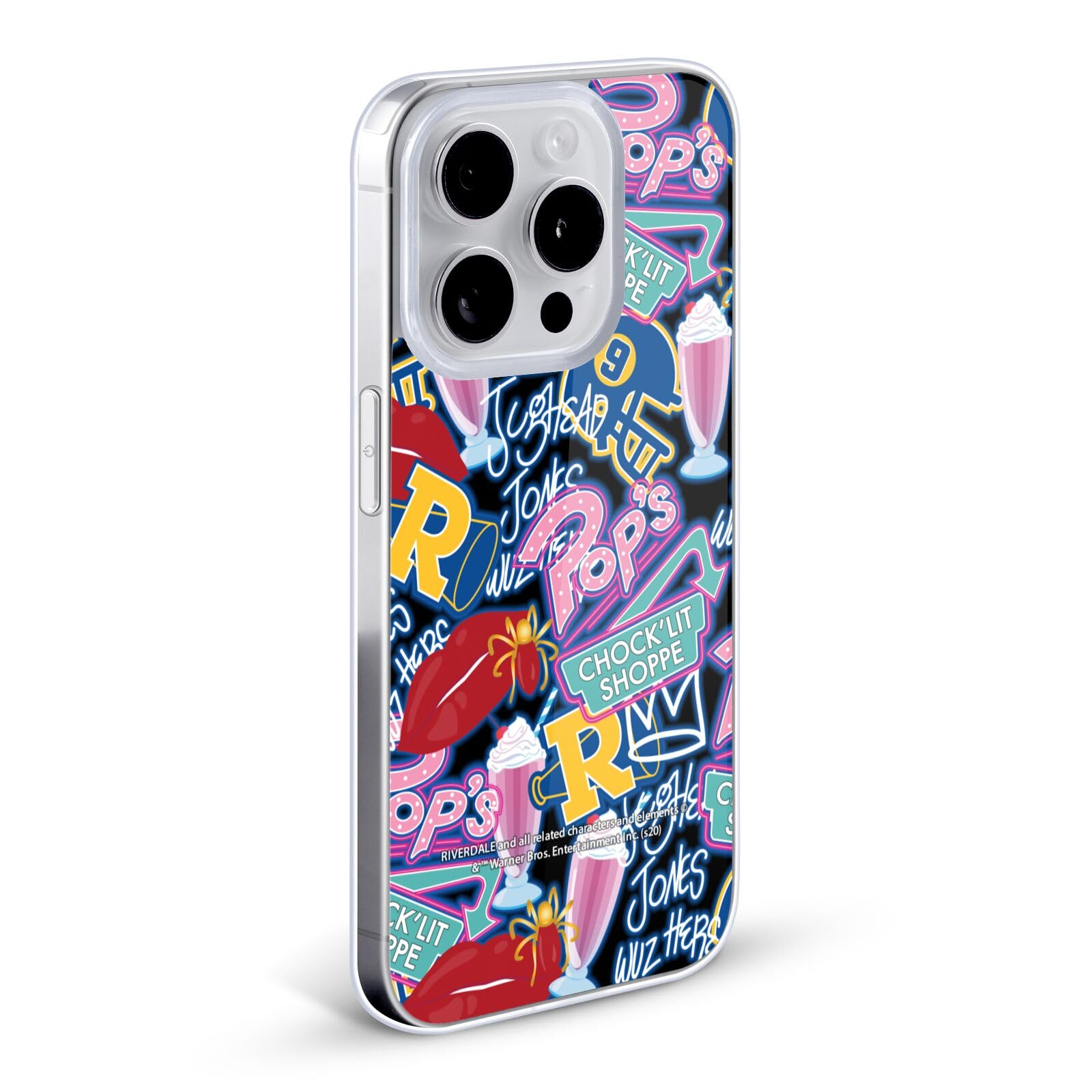 Official Riverdale Colorful Pattern Soft Gel Case for Apple iPhone 11 Pro Max - Trendy Protective Phone Cover for Fans, Daily Use & Gift Giving