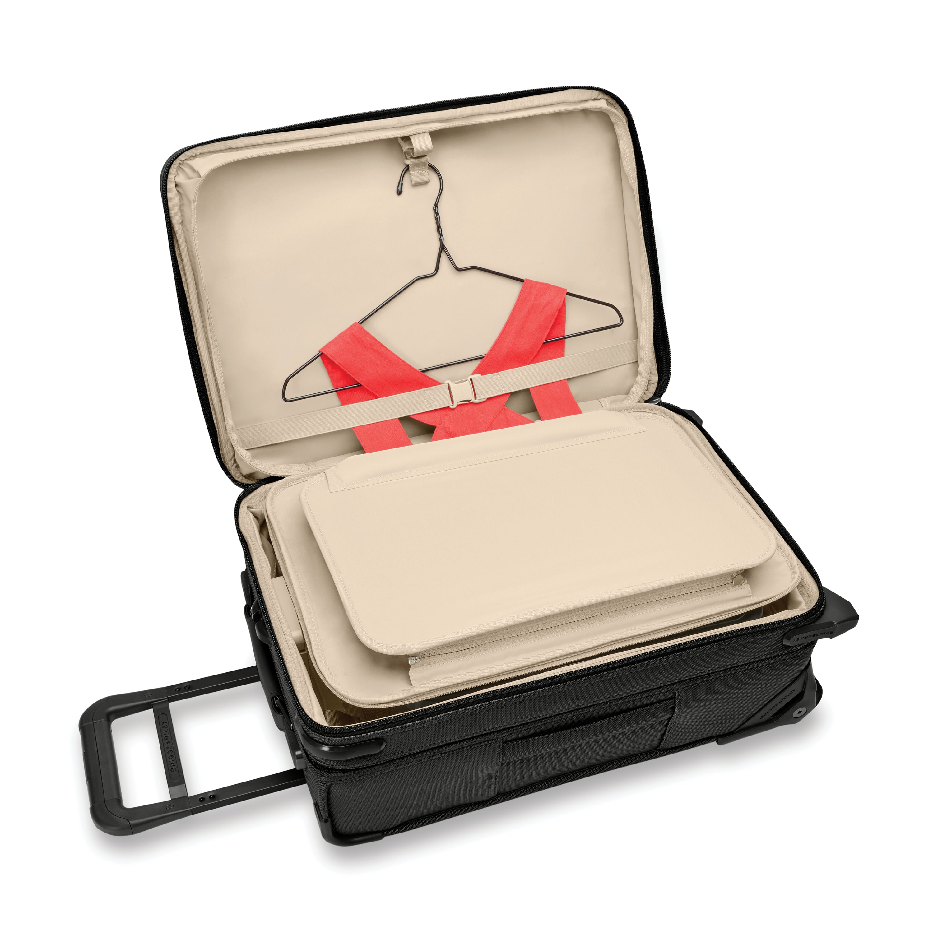 Baseline Essential 2 Wheel Expandable Carry On Luggage - Lightweight Spinner Suitcase for Travel, Business Trips & Weekend Getaways