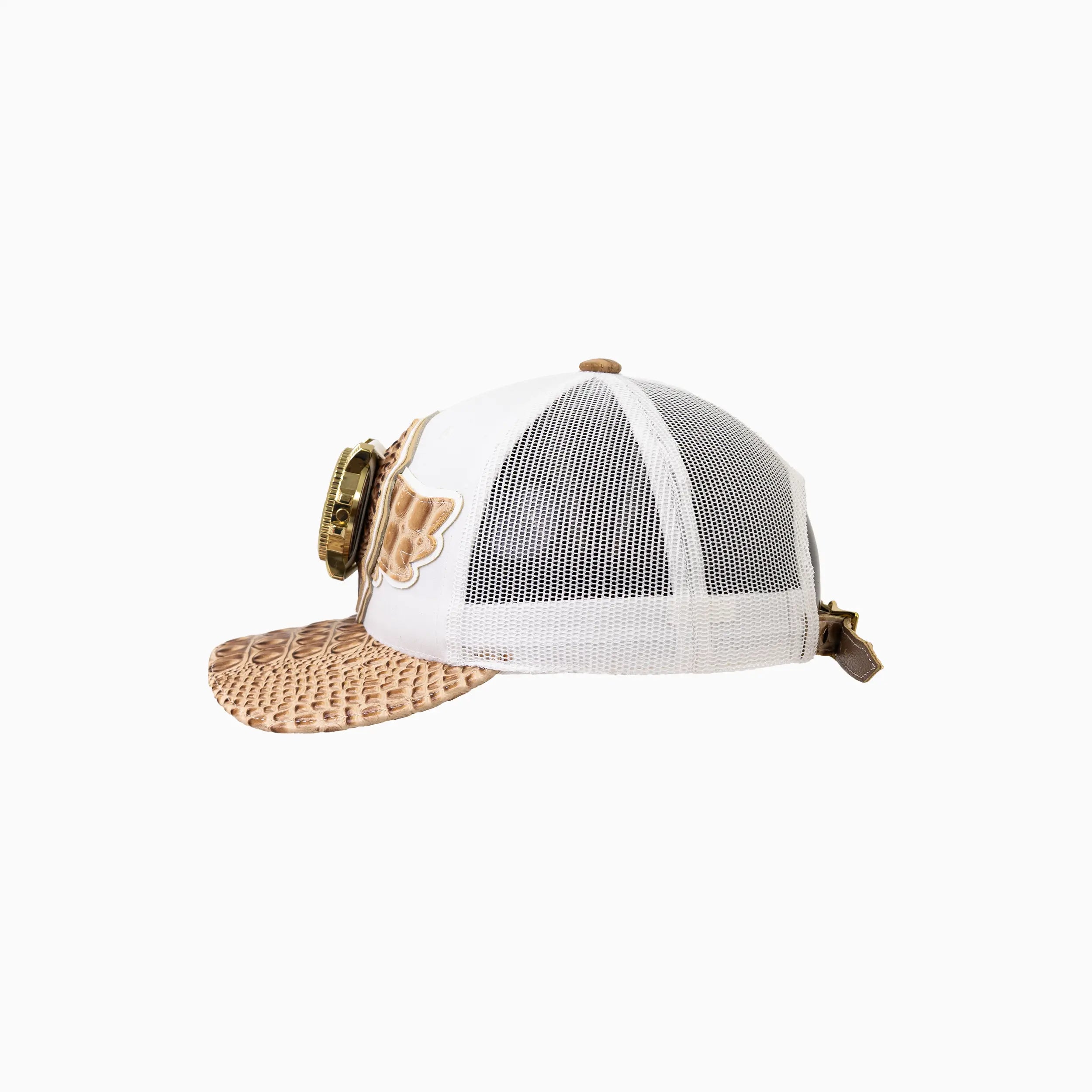 Breyer's Buck 50 Wool Trucker Hat with Leather Visor - Classic Wool Baseball Cap for Men & Women - Perfect for Outdoor Adventures, Hiking, and Casual Wear