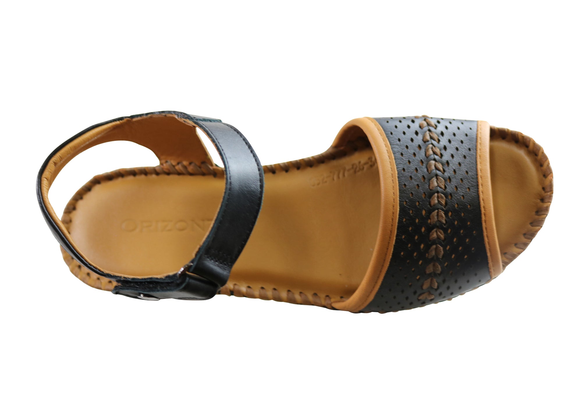 Orizonte Mellie Women's Comfortable Leather Sandals - European Style Summer Casual Sandals for Walking, Travel & Beach Outfits