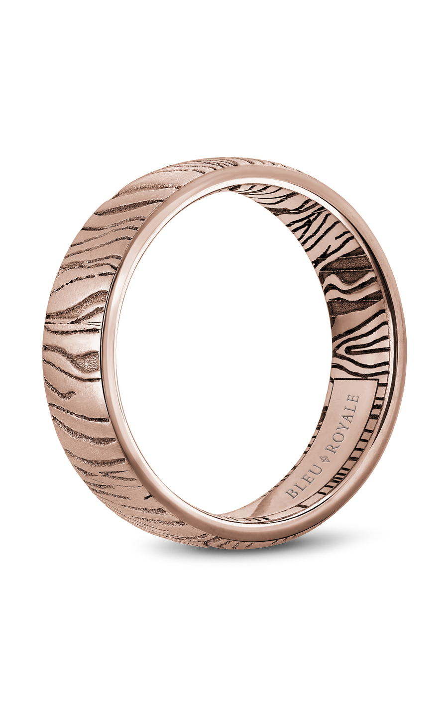 Bleu Royale Men's Wedding Band RYL 056R7 - 14K White Gold Classic Ring for Grooms & Engagement - Perfect for Weddings, Anniversaries & Special Occasions