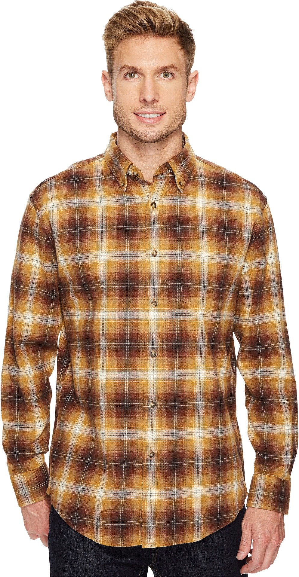 Pendleton Men's Lister Flannel Shirt | Soft Plaid Long Sleeve Button-Up for Outdoor & Casual Wear | Perfect for Camping, Hiking, and Fall Fashion