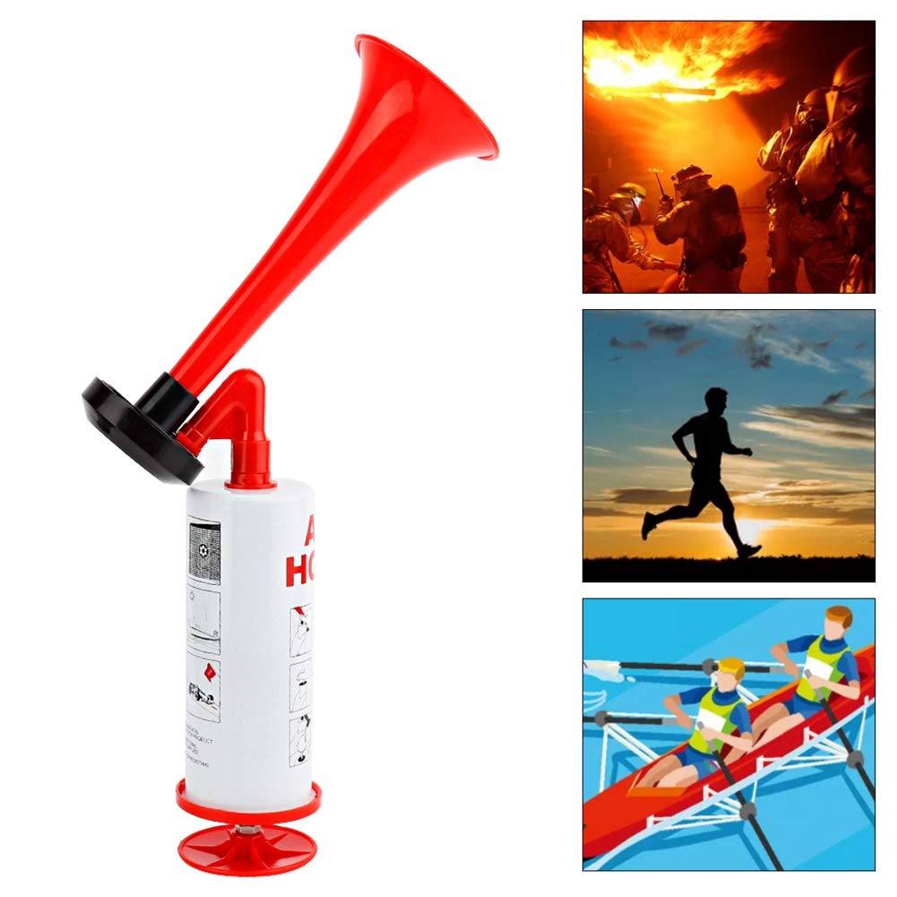 Handheld Air Horn Pump - Loud Noise Maker for Boat, Car, Sports Events, Rowing & Fire Alarms | Portable Safety Air Horn for Emergency Signaling & Crowd Control