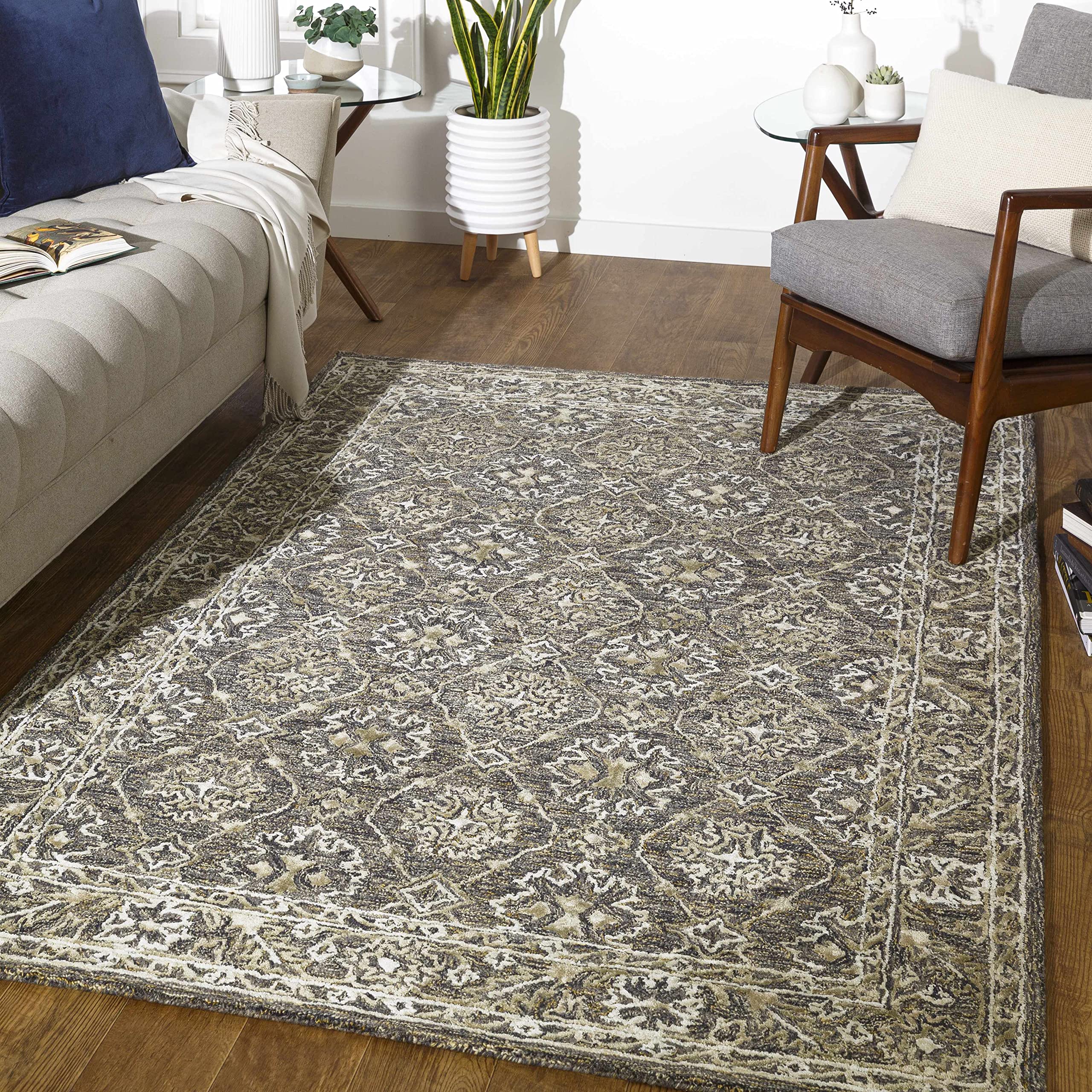 Premium 4' x 6' Soft Plush Area Rug - Non-Slip Living Room Carpet for Home Decor, Bedroom, Dorm | Cozy & Stylish Floor Mat for Comfort and Warmth