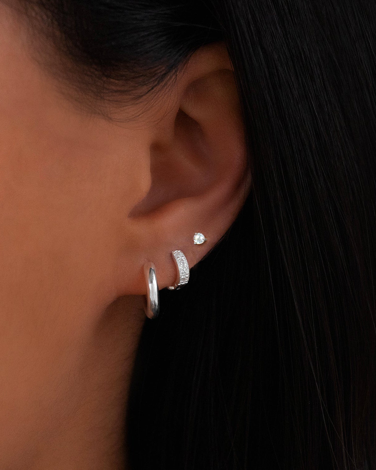 White Topaz Birthstone Stud Earrings for Women - October Birthstone Jewelry Gift for Birthday, Anniversary & Special Occasions