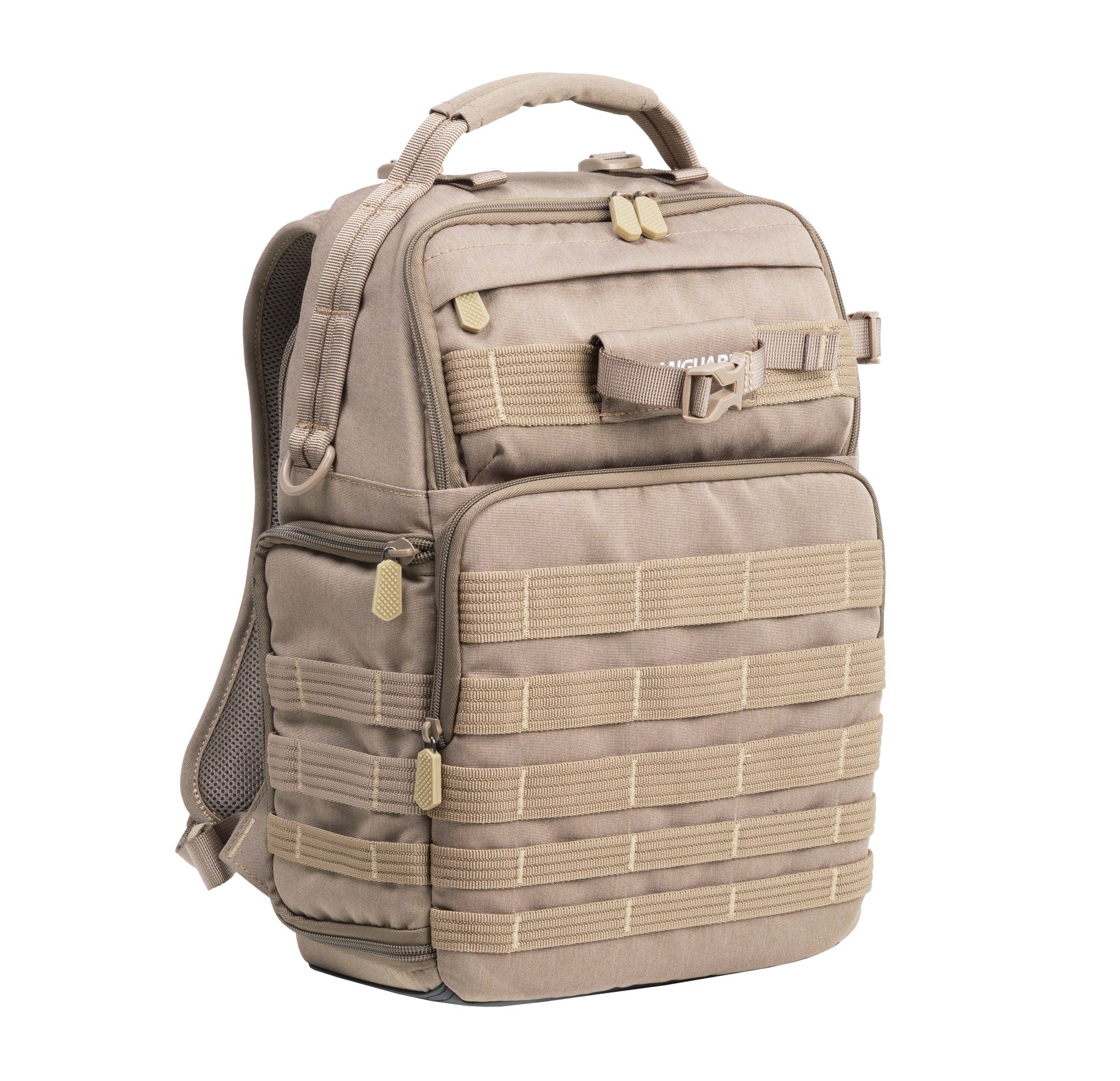 VEO RANGE T 37M BG Backpack for Travel & Hiking - Lightweight Water-Resistant Laptop Backpack with USB Charging Port, Beige - Perfect for Commuting, School & Outdoor Adventures