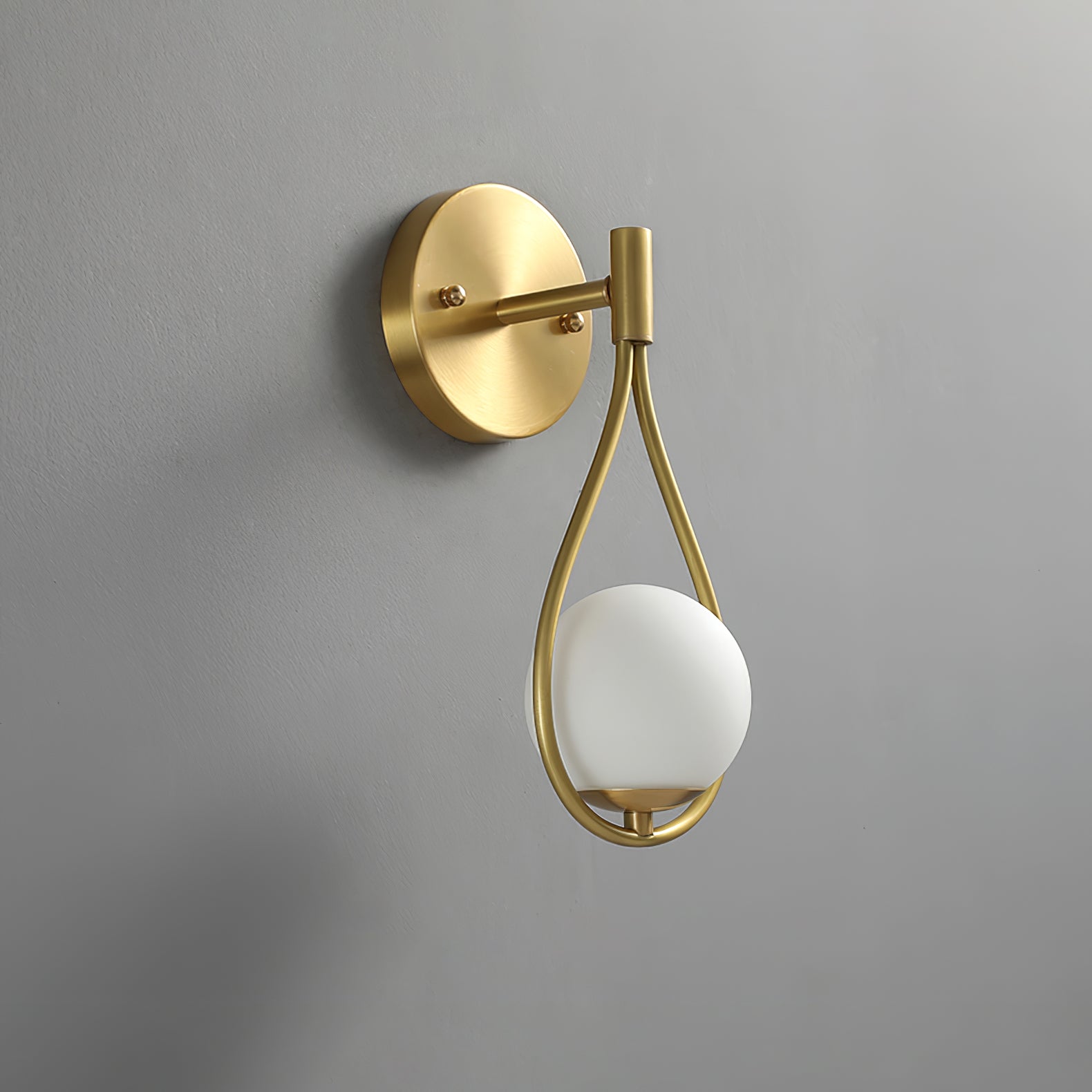 Vintage Brass Vanity Wall Lamp - Elegant Sconce Lighting for Bathroom, Bedroom & Dressing Room - Perfect for Makeup, Reading & Ambient Lighting
