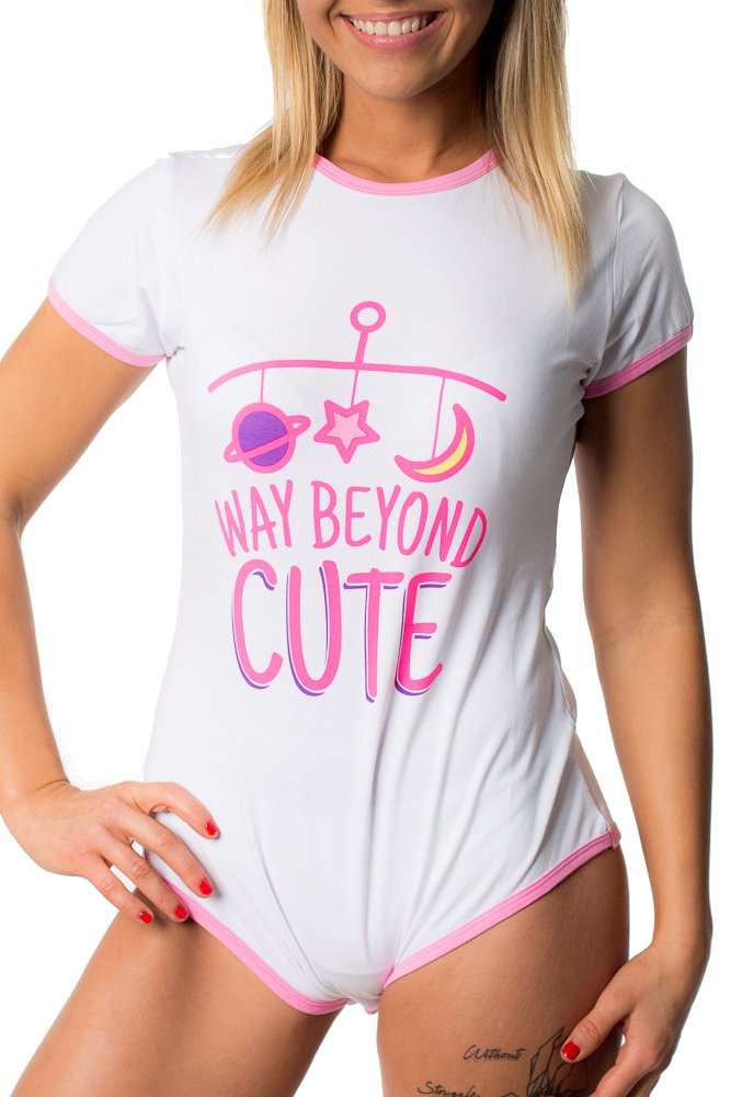ABDL Onesie - Super Soft & Adorable Adult Baby Diaper Lover Pajamas | Perfect for Playtime, Sleepwear & Comfort