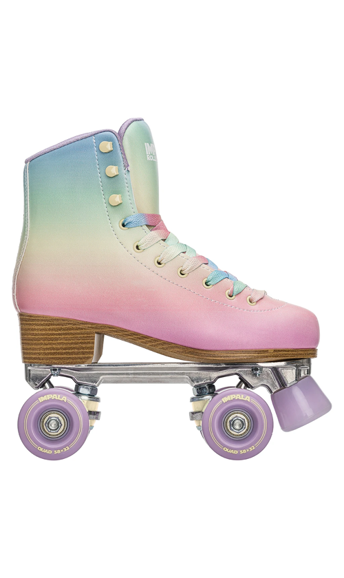 Impala Roller Skates for Women - Pastel Fade Quad Skates with Light-Up Wheels | Outdoor & Indoor Skating, Rink, Fitness, Roller Derby, Casual Fun