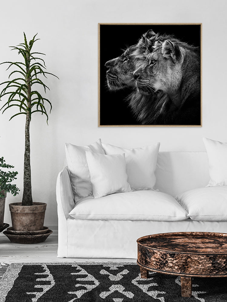 Fierce Pairing Canvas Art Print - Modern Wall Decor for Living Room, Bedroom & Office - Perfect for Home & Office Decor