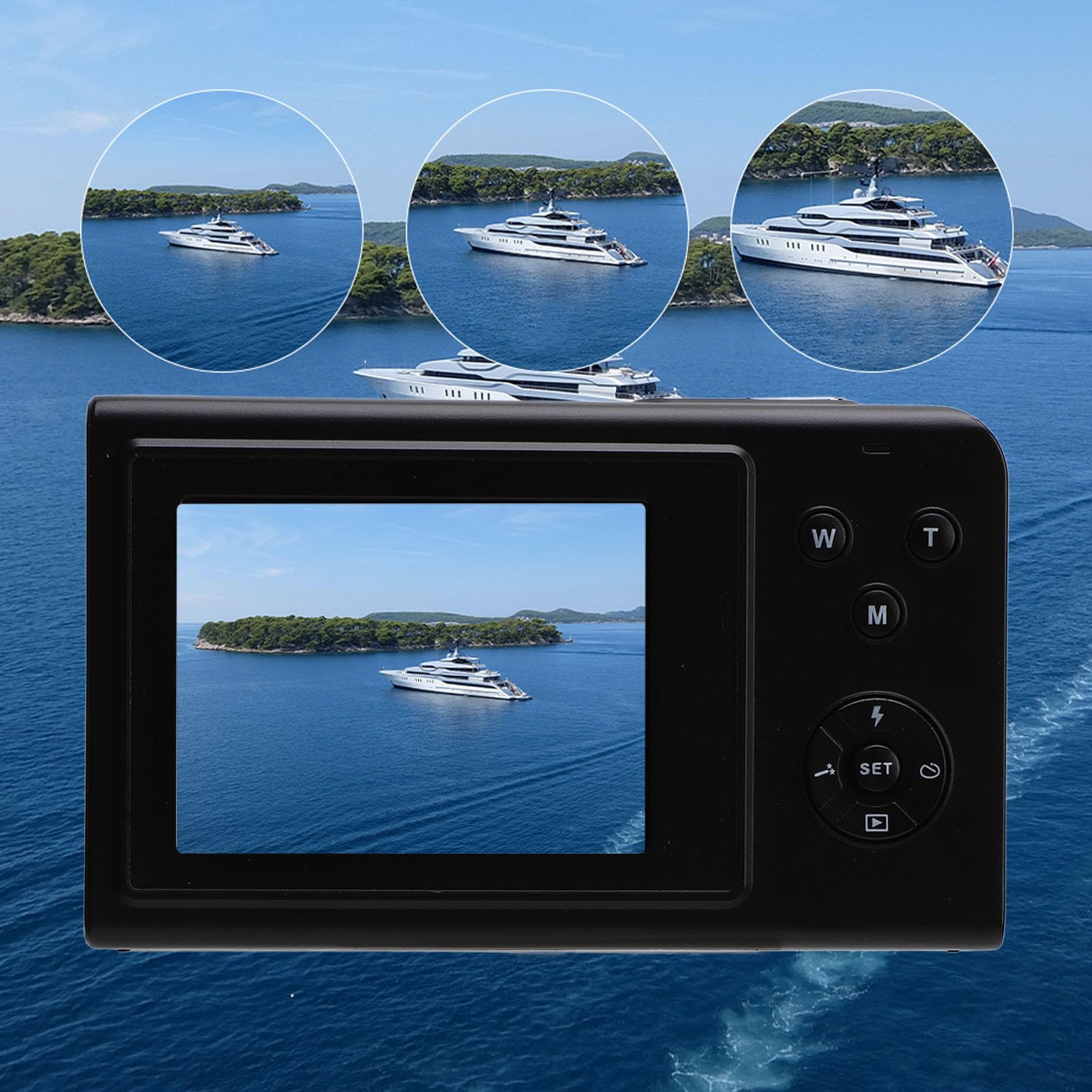 56MP 4K Digital Camera with Autofocus & 16x Zoom | Anti-Shake Vlogging Camera with 2.4
