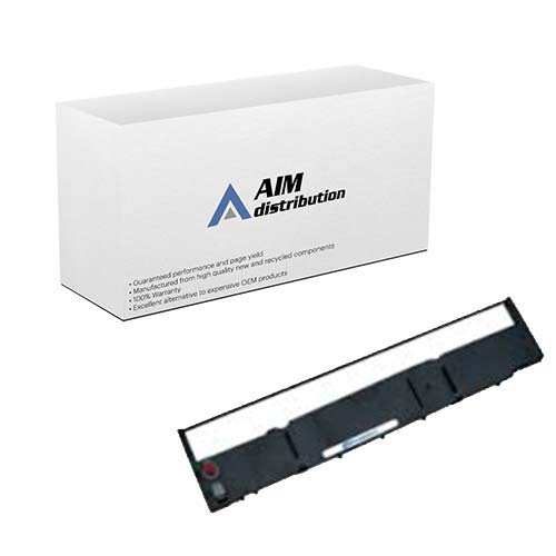 Olivetti DM-824 Compatible Black Printer Ribbons (6-Pack) - High-Quality Replacement for AIM Printers - Perfect for Office, Retail, and Home Printing Needs