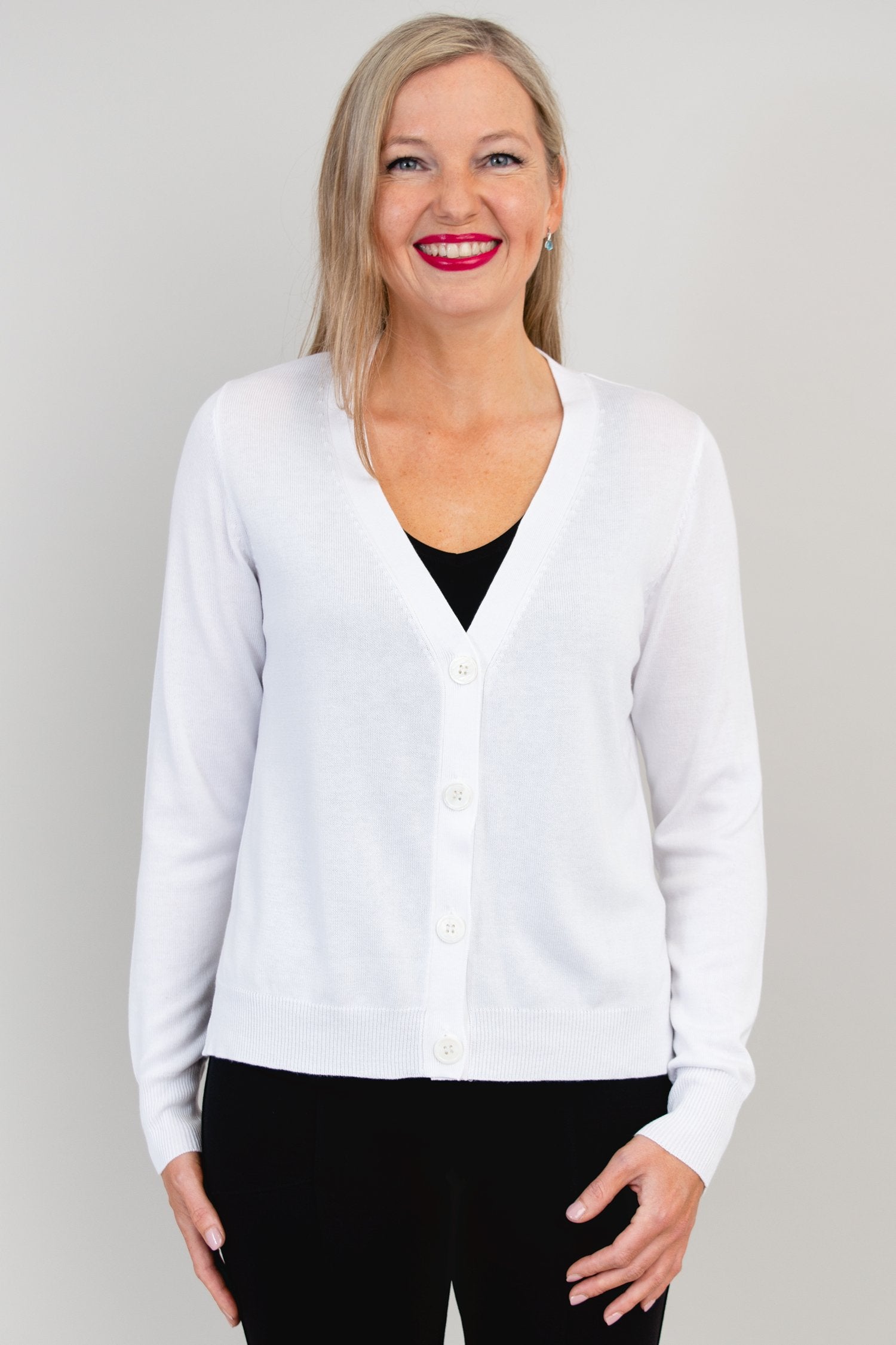 Jessica Women's White Bamboo Cotton Sweater - Soft & Comfortable Knit Pullover for Casual Wear, Office & Fall Outfits