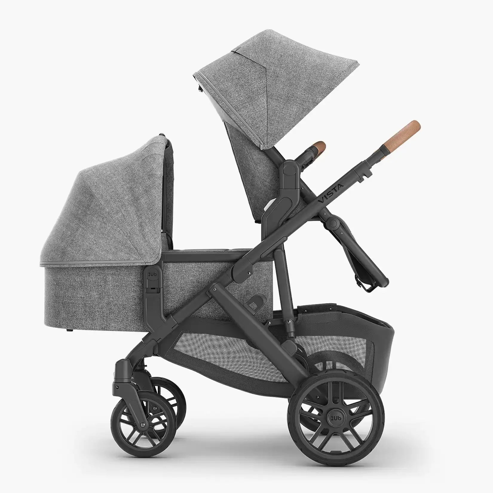 UPPAbaby Vista Lower Adapters - Compatible with Rumble Seat V2+, Bassinet, Mesa & Aria | Stroller Accessories for Easy Configuration & Versatile Use | Perfect for Travel, Shopping & Family Outings