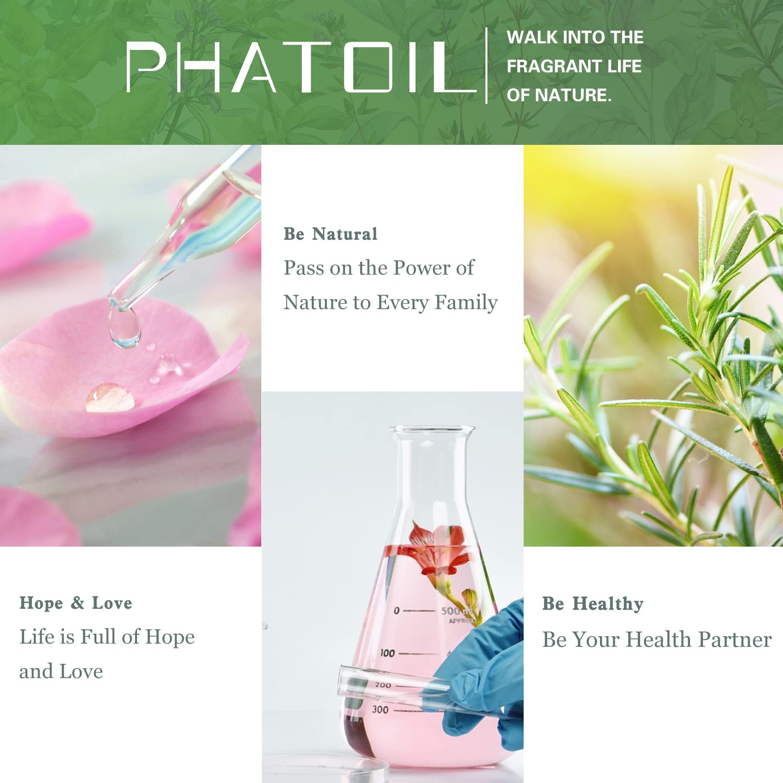 PHATOIL 100% Pure Grapefruit Essential Oil 30ml - Natural Aromatherapy Oil for Diffusers, Humidifiers, Massage & DIY Candles - Uplifting Citrus Scent for Stress Relief & Home Fragrance