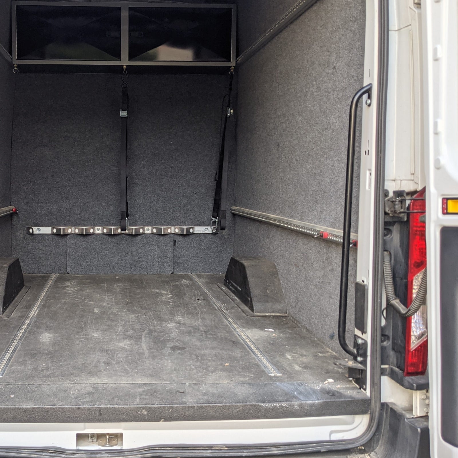 Heavy Duty Transit Rear Grab Bars (Pair) - Durable Metal Handles for Ford Transit Vans - Perfect for Easy Entry & Exit, Cargo Loading & Unloading