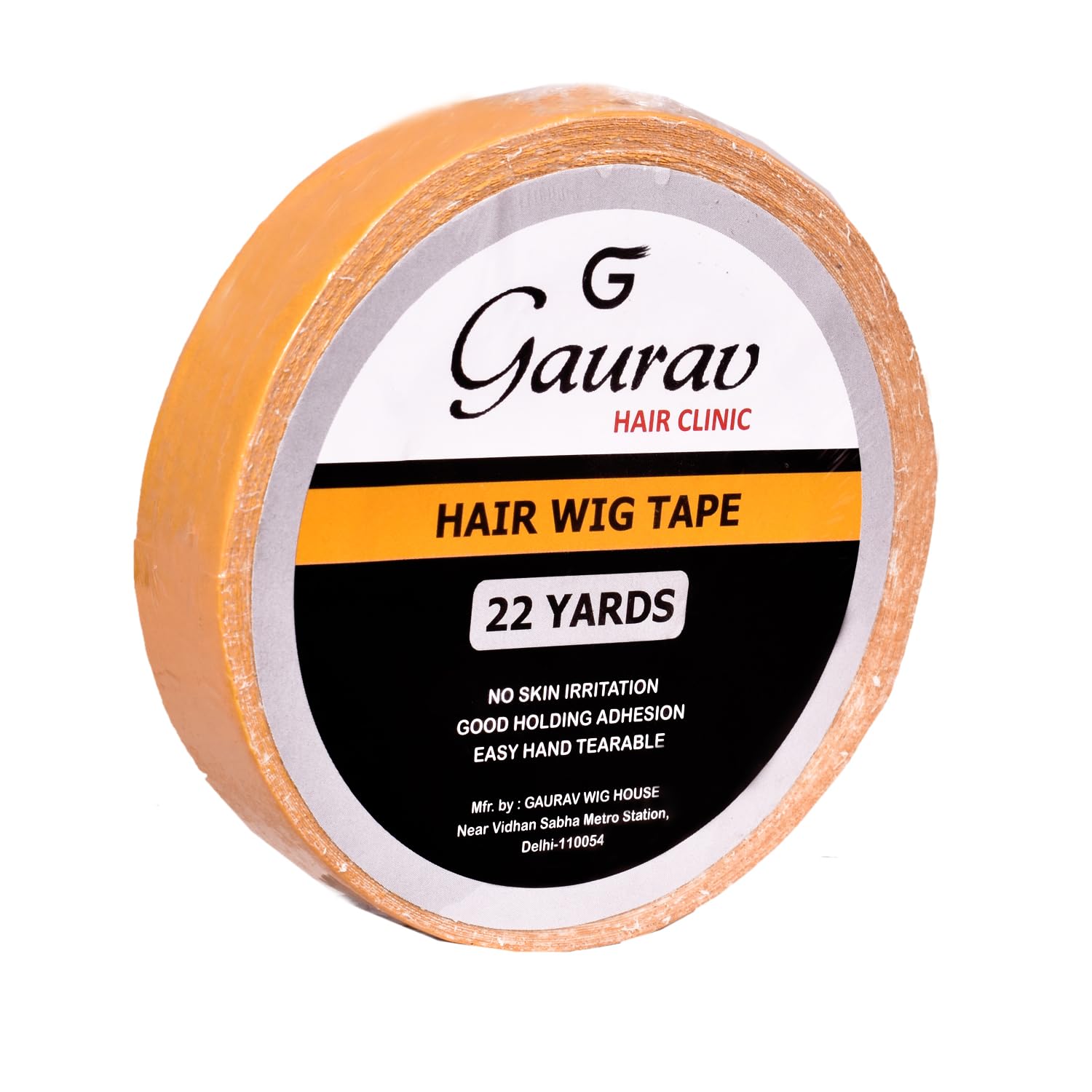 Gaurav Hairwala Double-Sided Cotton Tape - 20 Meter Roll for Hair Patch & Extensions | Easy DIY Application at Home | Secure Hold for Wigs, Toupees & Cosplay