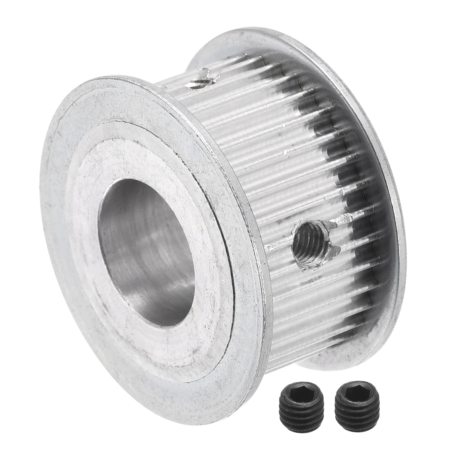 MECCANIXITY 3M35 Teeth Timing Pulley Synchronous Wheel Belt Drive Gear with M5 Screw 16mm Bore - Compatible with 3D Printers, CNC Machines, and Industrial Automation Systems