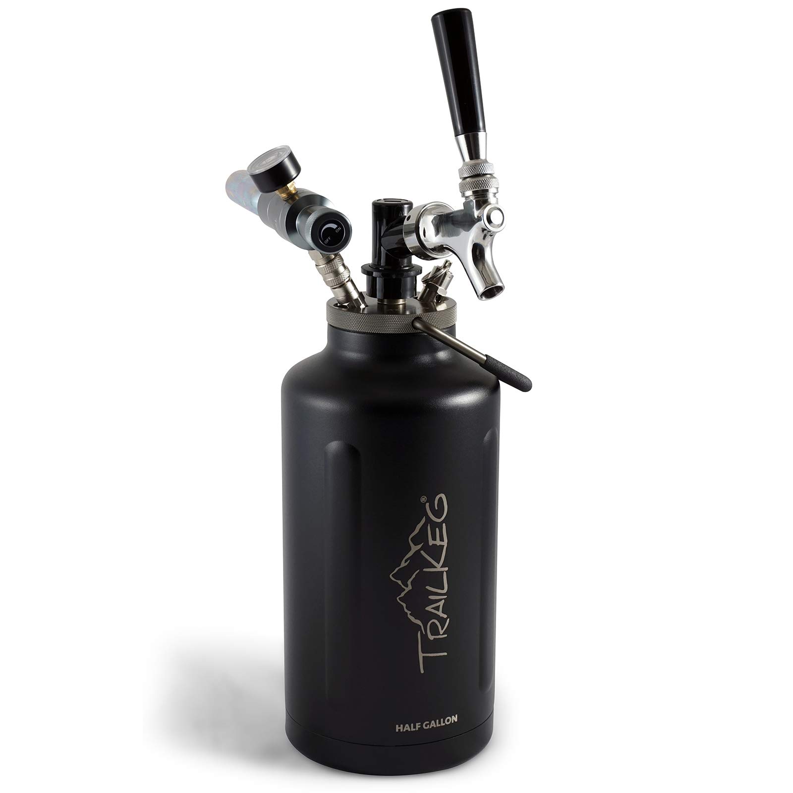 Premium 64oz Stainless Steel Vacuum Insulated Beer Growler - Keeps Drinks Cold for 48 Hours - Double Wall Design for Beer, Soda, Cocktails & Kombucha - Perfect for Camping, Tailgating and Home Brewing