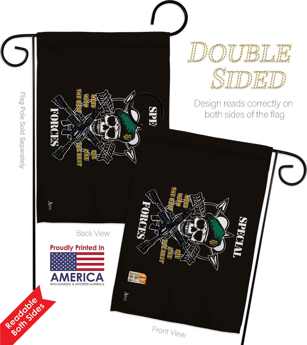 US Military Garden Flag Set - Double-Sided 13x18.5in - Perfect for Yard & Home Decor