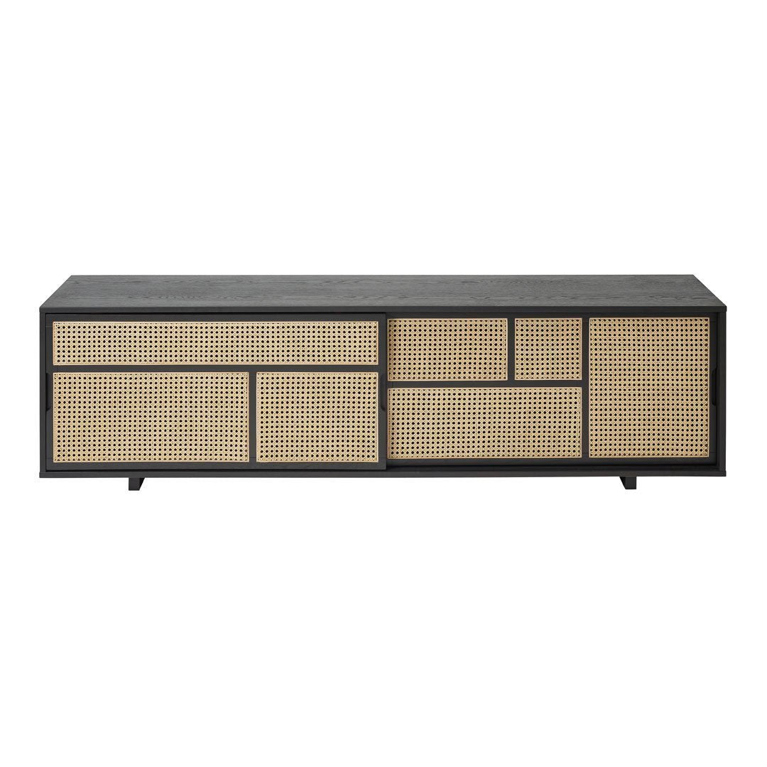 Modern Air Sideboard with Storage - Low Profile Design for Small Spaces | Perfect for Living Room, Bedroom, or Entryway Organization