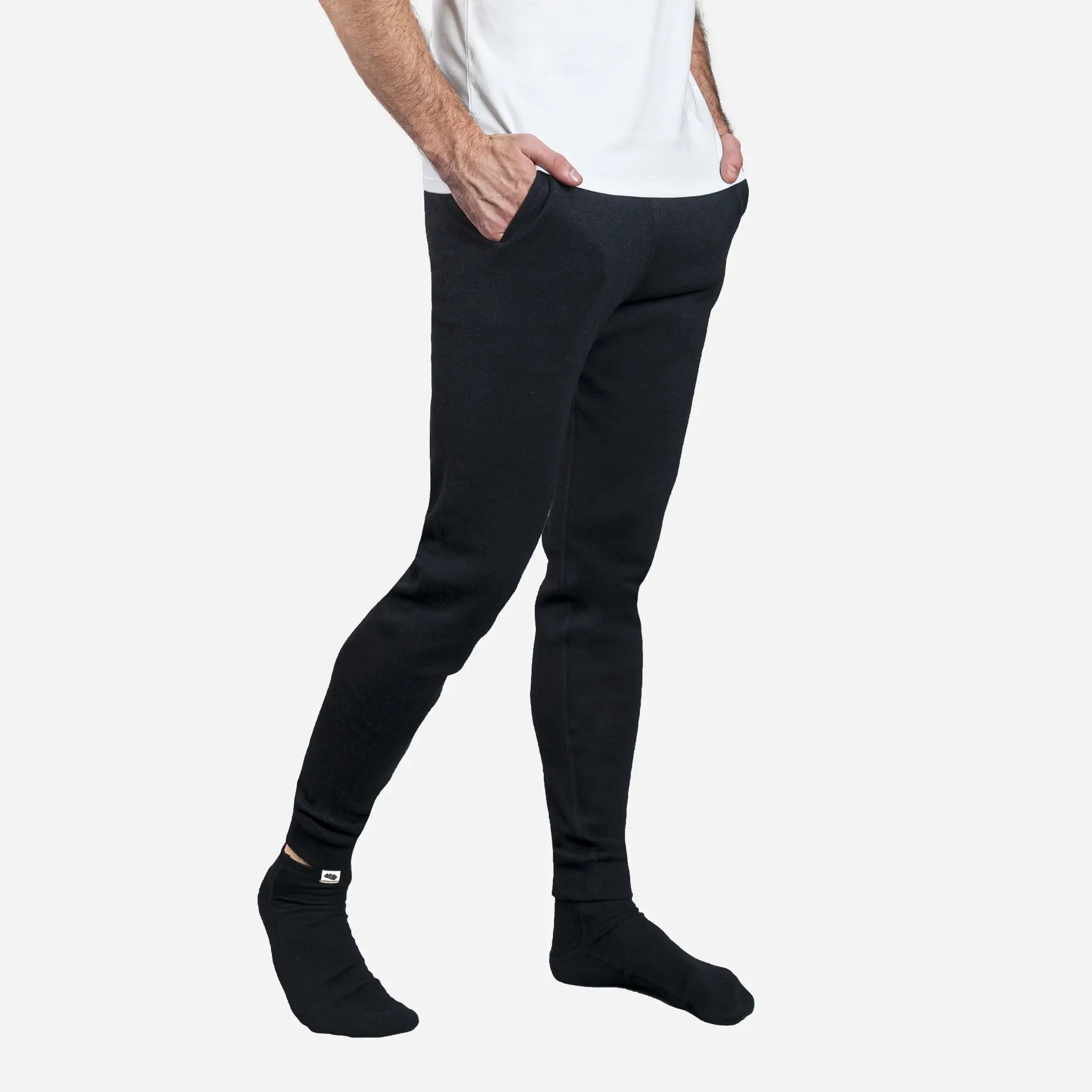 Premium Men's Alpaca Wool Sweatpants - 420 Midweight Fleece Joggers for Winter Comfort & Lounge Wear - Perfect for Home, Travel & Outdoor Activities