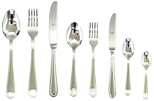 Premium MEPRA Flatware Sets - Elegant Silver Stainless Steel Cutlery for Fine Dining, Wedding Gifts & Formal Occasions