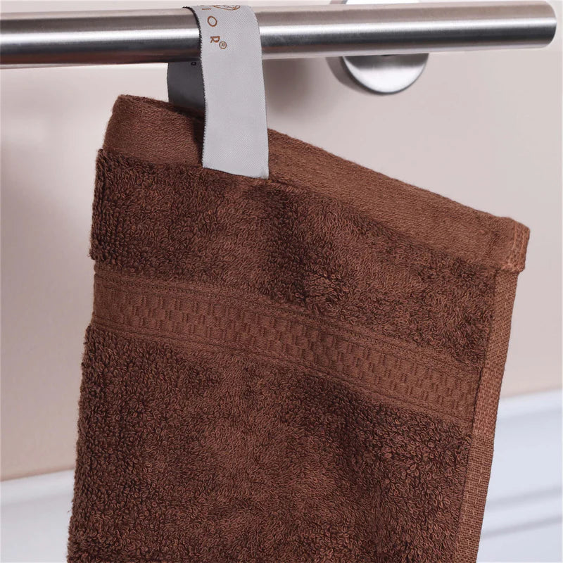 Ultra Soft Rayon Bamboo Cotton Blend 4-Piece Bath Towel Set | Premium Absorbent Quick-Dry Towels for Spa, Bathroom & Beach