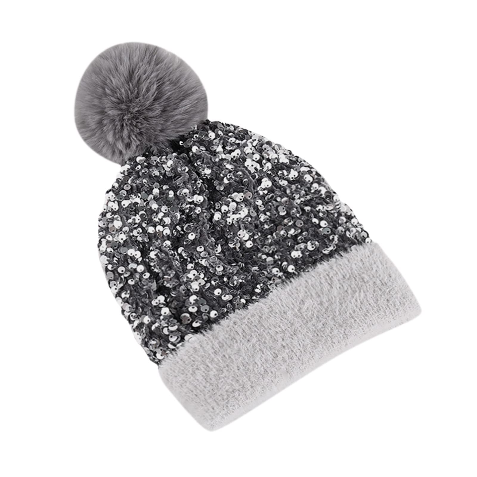 Women's Warm Knit Ski Hat - Crochet Beanie for Winter Sports & Casual Fashion - Perfect for Skiing, Snowboarding & Outdoor Activities