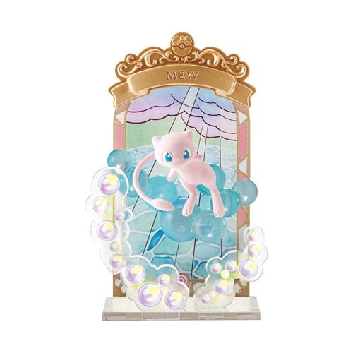 Pokemon Stained Glass Collection - 3 Inch Re-Ment Collectible Figures for Display & Gifts (Perfect for Home Decor, Office Desk, and Anime Fans Collection)