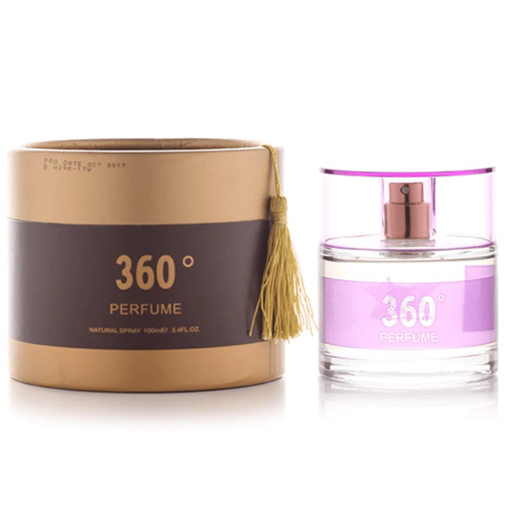 360° For Women Eau de Parfum - 3.4 oz Floral Fruity Perfume Spray | Long-Lasting Fragrance for Daily Wear, Date Night & Special Occasions