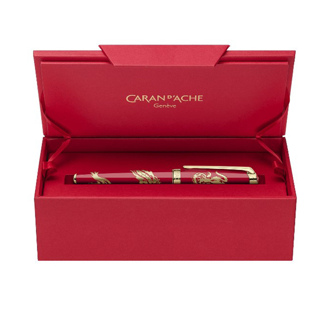 Caran d'Ache Year of The Dragon 2024 Limited Edition Fountain Pen - Premium Collectible Writing Instrument for Calligraphy, Journaling & Gift Giving