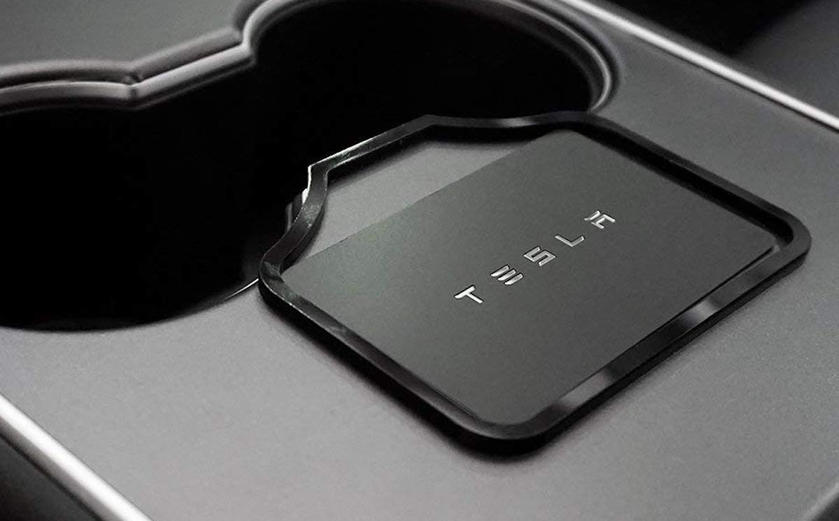 OzniumX Tesla Model 3 Key Card Holder - Secure Anti-Slip Frame for Key Card | Perfect for Tesla Owners to Prevent Lost Cards While Driving or Parking