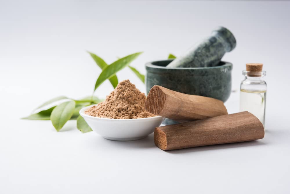 Pure Sandalwood Powder for Skin Whitening & Brightening | Chandan Powder Face Mask & Pack | Natural Skin Care & Hair Care | Evens Skin Tone | 100g | Perfect for Spa Day, DIY Beauty Treatments & Ayurvedic Rituals