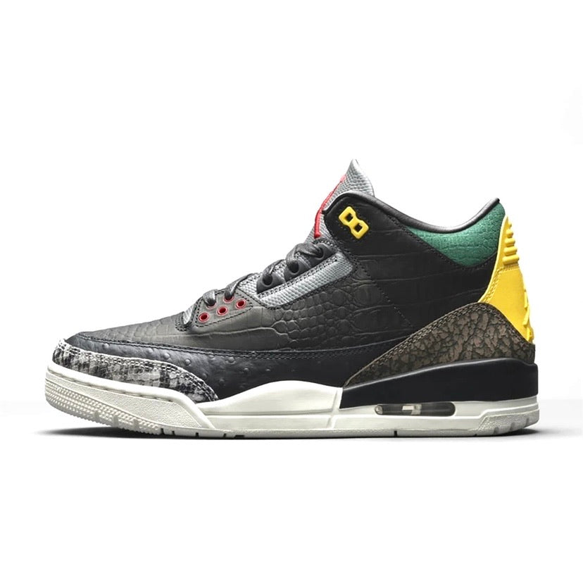 Air Jordan 3 Retro SE Animal Instinct 2.0 Basketball Shoes - Men's High-Top Sneakers for Streetwear & Court Performance | Perfect for Basketball Games, Gym Workouts & Casual Fashion