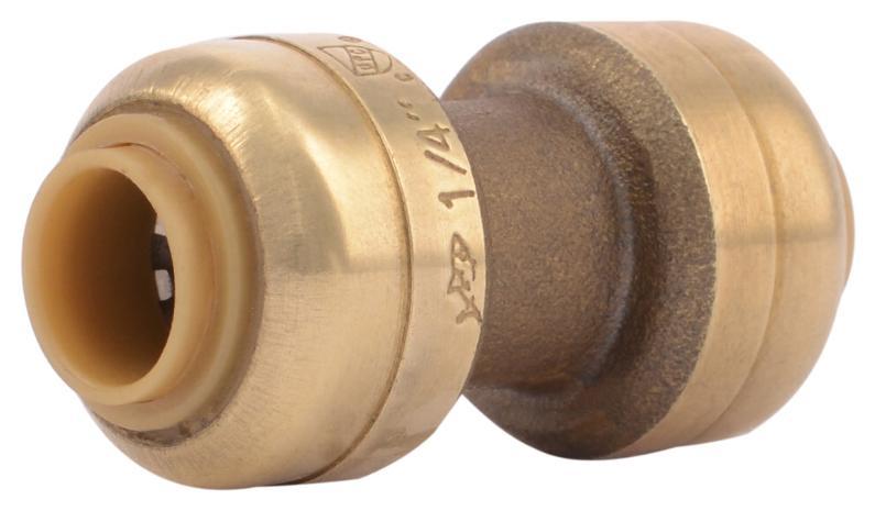 3/8 Inch Lead-Free Brass SharkBite Coupling (U006LF) - Perfect for Plumbing Repairs, DIY Projects, and Water Supply Connections